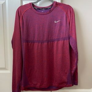 Nike drifit knit Long sleeve running shirt